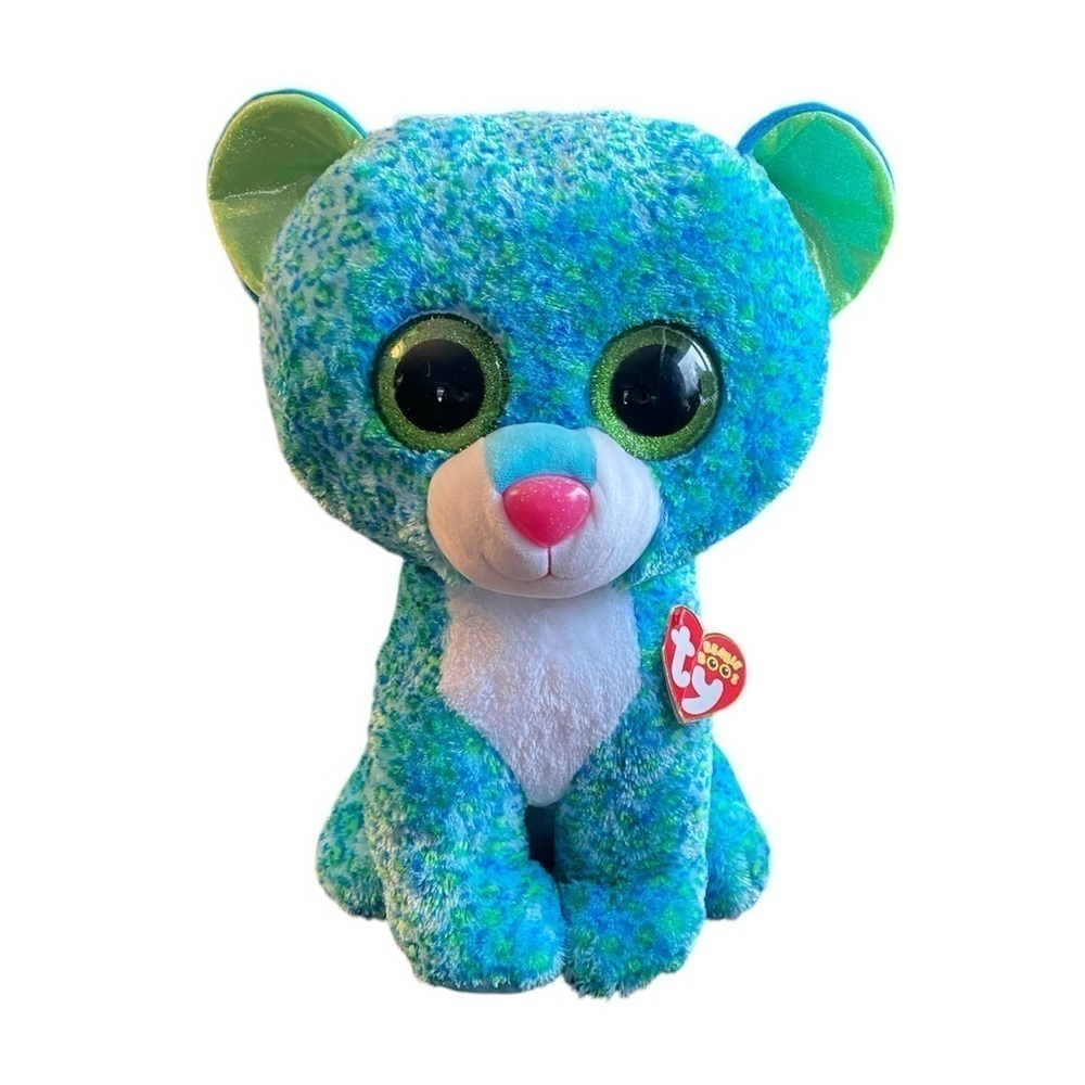 Ty Beanie Boos Leona the Cat Large 16” Plush